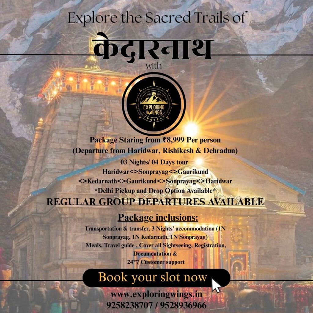 Kedarnath tour package from haridwar price