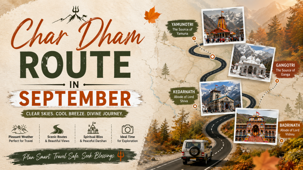 Char Dham Route in September