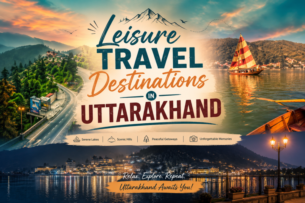 Leisure Travel Destinations in Uttarakhand-Know about places beyond treks and spend the most relaxing quality time with your loved ones, here in Uttarakhand