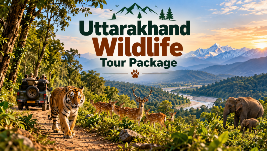 Uttarakhand Wildlife Tour Package options with Jim Corbett, Rajaji, Binsar and other wildlife destinations, safari tips, costs, itineraries and travel advice.